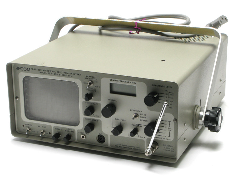 AVCOM PSA-65A Portable Microwave Spectrum Analyzer, 2-1000 MHz