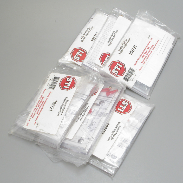 STI 102721 Adapter Plate the Bopper Stopper Cover, 6pcs