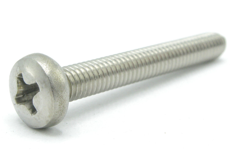 M4 x 30mm Phillips Pan Head Machine Screws, Stainless Steel, 115pc