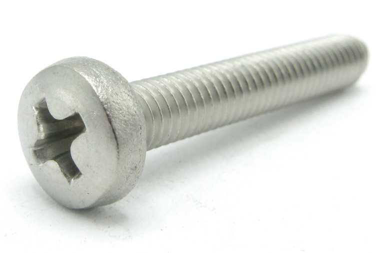 M4 x 25mm Phillips Pan Head Machine Screws, Stainless Steel, 50pc