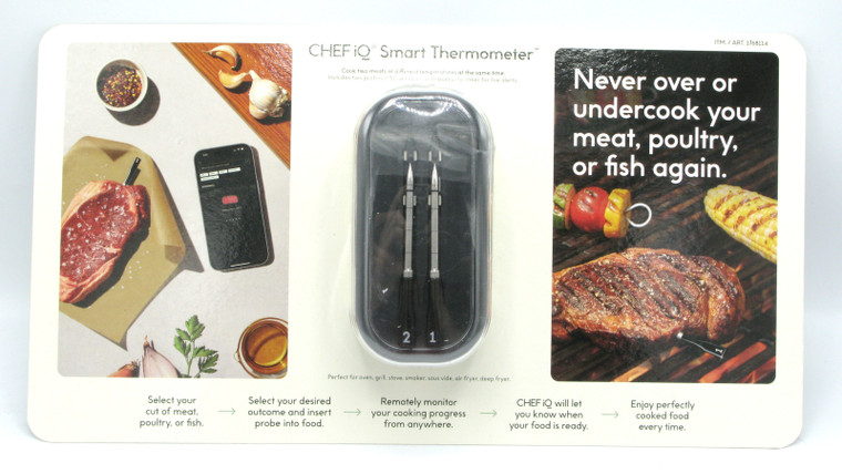 Chef iQ Smart Thermometer and Hub, 2 Probe Set