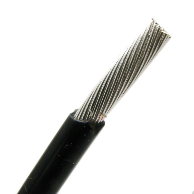 10 AWG Silver-Plated Copper PTFE Insulated Appliance Wire Black, 33ft