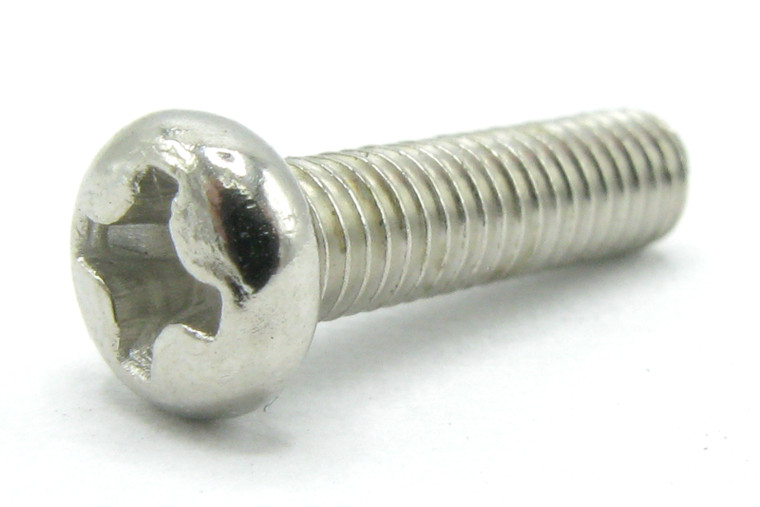 M3 x 12mm Phillips Pan Head Machine Screw, 100pc