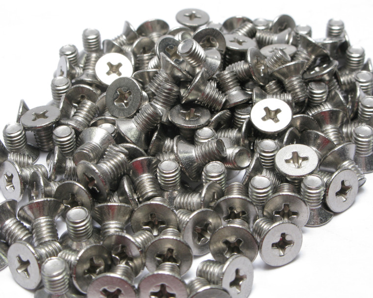 M5 x 8mm Stainless Steel Phillips Countersunk Machine Screws, 300pc