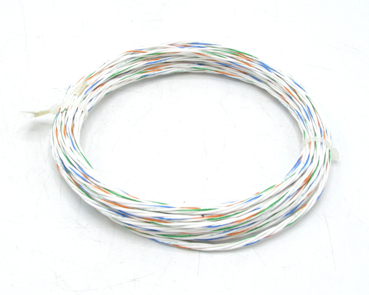 M27500-20RC4U00 20/4 Silver-Coated Copper PTFE Insulated Twisted Quad, 25ft