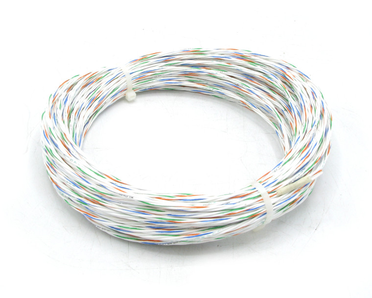 M27500-20RC4U00 20/4 Silver-Coated Copper PTFE Insulated Twisted Quad, 100ft