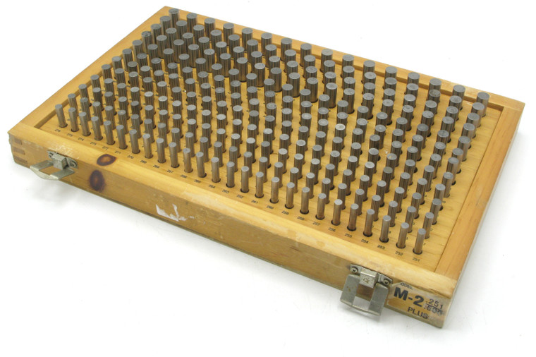 Meyer M-2+ Steel Pin Gage Set, 0.251"-0.500"