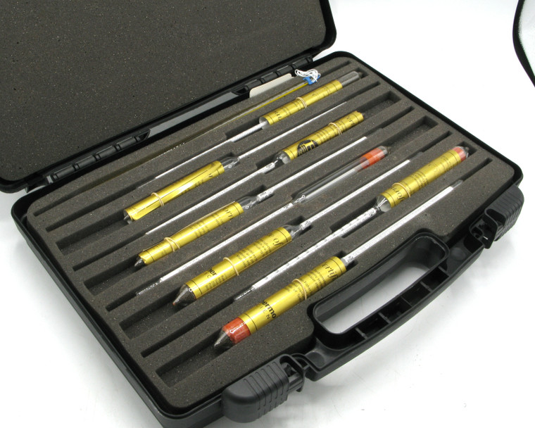 Thermo Scientific 7002000 Specific Gravity Hydrometer Set w/ Thermometer, 9pc