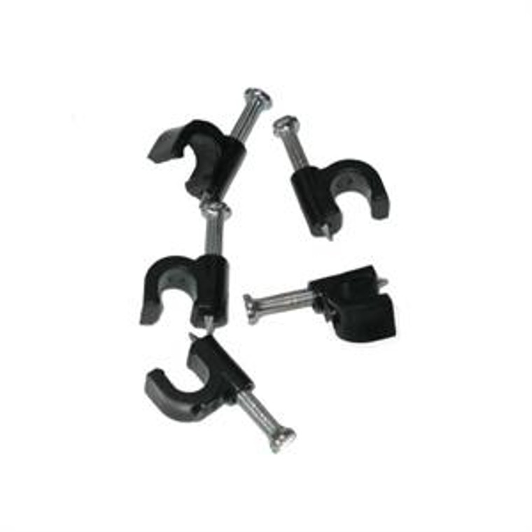 Nail-In Cable Clips for RG-6, RG-59 and Ethernet Cable - 1000 Piece Bag Nail-In Cable Clips for RG-6, RG-59 and Ethernet Cable - 1000 Piece Bag