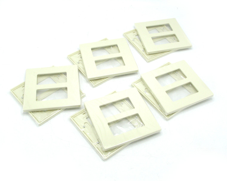 Legrand SL262-LA Decorator Openings, Two Gang, Light Almond, 10pk