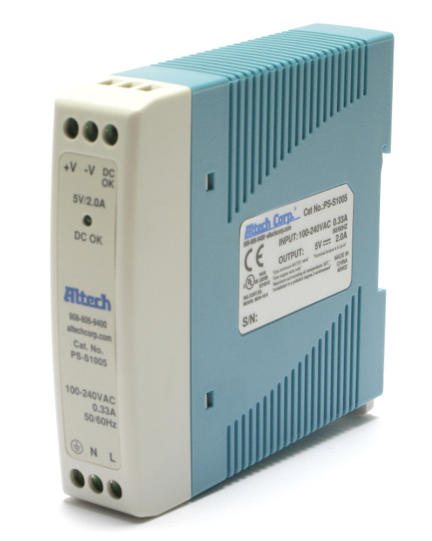 Altech PS-S1005 Din Rail Power Supply, 5VDC