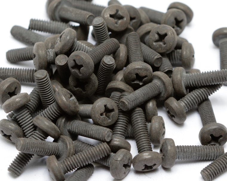 M4 x 14mm Metric Steel Phillips Panhead Scews, 50 Piece Lot