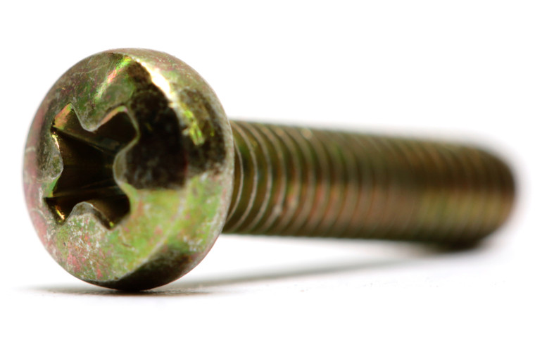 M3 x 10mm Zinc Plated Steel Phillips Pan Head Screws, 200 Piece Lot