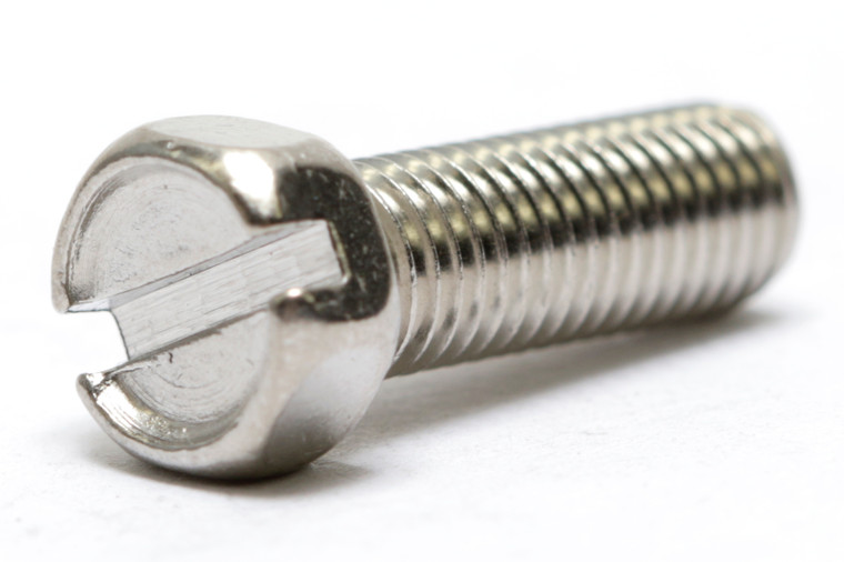1/4"-28 x 3/4" Stainless Steel Slotted Hex Bolts, 30pc Lot