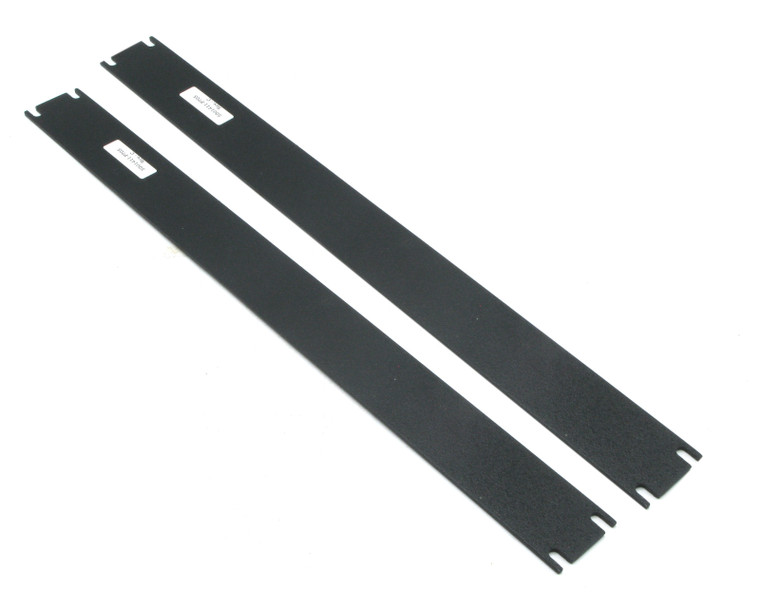1U Blank Aluminum Rack Panel, 2pcs