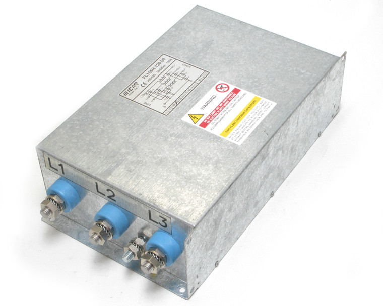 ICAR FL155H.120.00 300/520V 120 Amp 3-Phase EMI Line Filter ICAR FL155H.120.00 300/520V 120 Amp 3-Phase EMI Line Filter