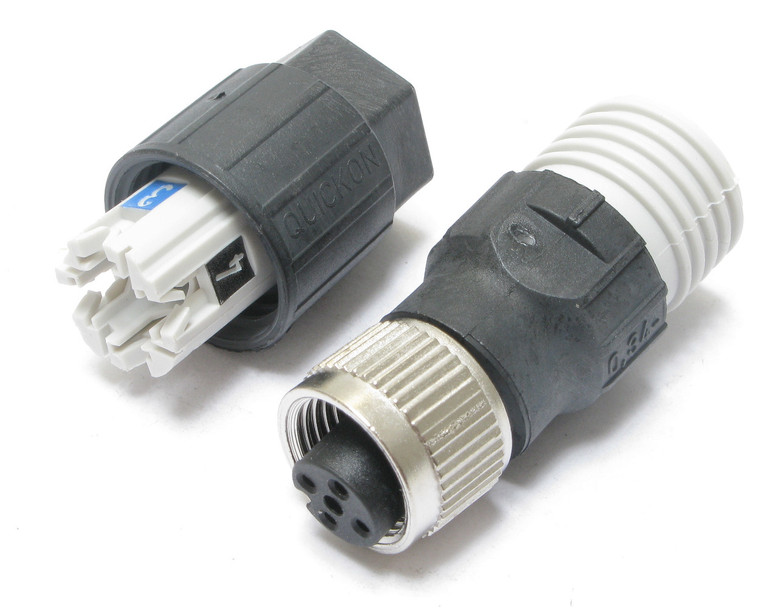 Phoenix Contact SACC-M12FS-4CQO-0,75M M12 Inline Socket Connector, 4 Pin