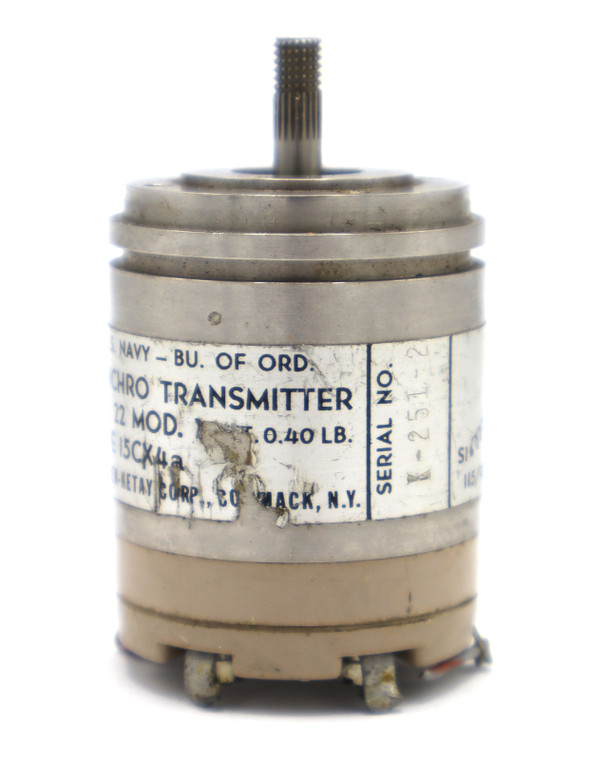 Norden-Ketay 15CX4a Synchro Transmitter Mk. 22 115 volts, 400 Hz