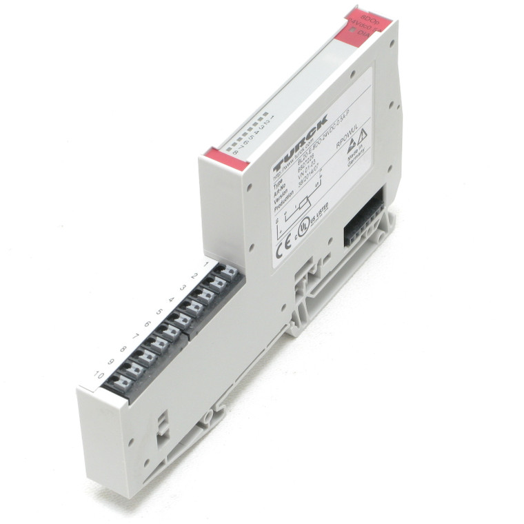 Turck BL20-E-8DO-24VDC-0.5A-P Economy Module, 8 Digital Outputs, 24VDC