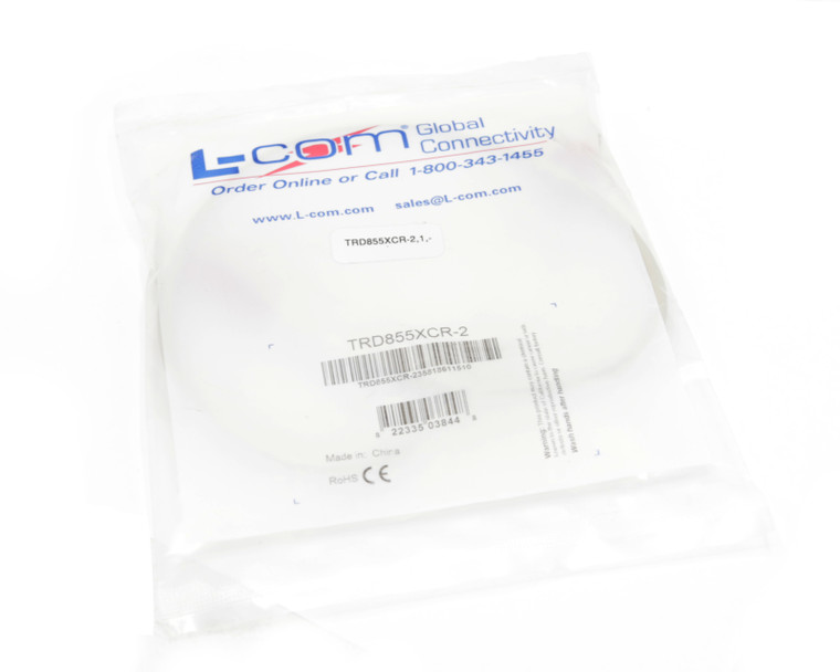 L-Com TRD855XCR2, CAT5E Ethernet Crossover Cable, 2 Feet Long