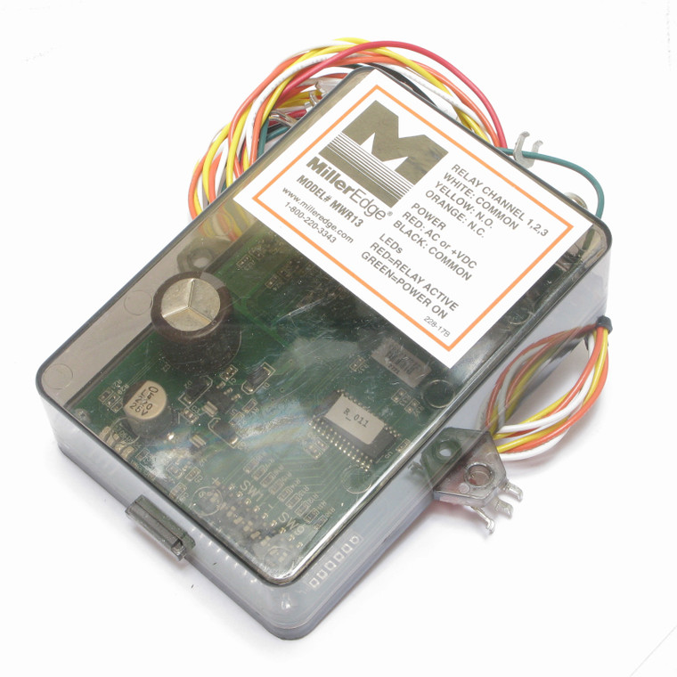 Miller MWR13 3-Channel Receiver for Gate and Commercial Door Operators
