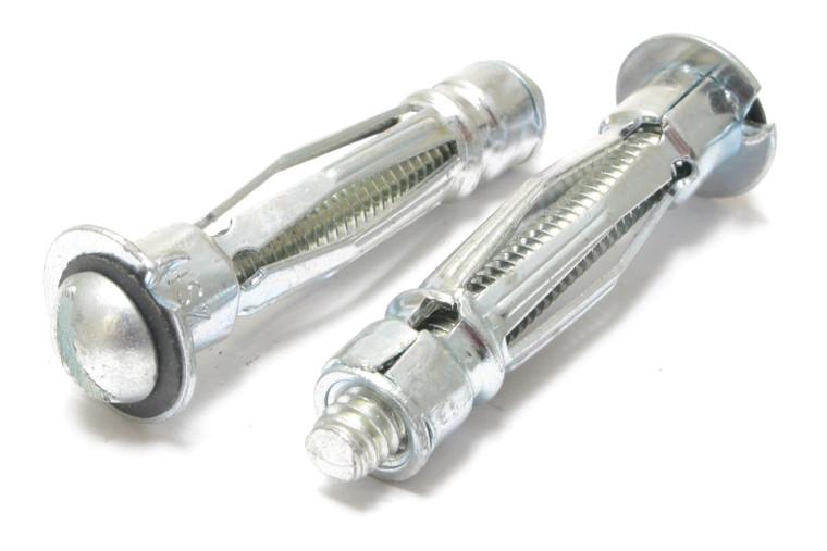 Holl-Y Hollow Wall Fastener, 1/4"-3/8" Sleeve 1/8-5/8" Wall Thickness, 50pcs