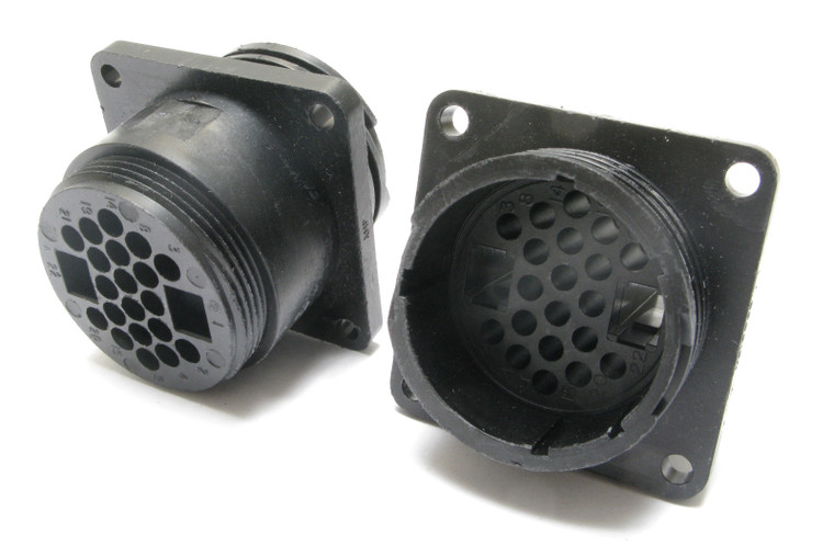 AMP TE Connectivity 206613-1 Circular Connector, Size 23, 22-Pin, 68pcs
