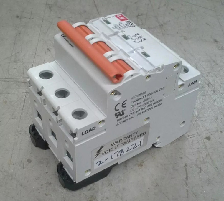 LSIS BKN-b 240VAC 50 Amp 3-pole DIN Mount Mini Circuit Breaker
