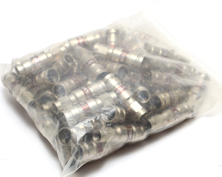 PCT PCT-TRS-11LMG RG11 Compression Connector, 50pcs