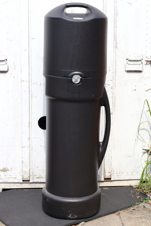 55" Round Graphics Case with Wheels, Black