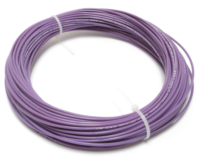 AWM 1180 Style 18AWG Violet PTFE Silver Plated Copper Wire, 100ft