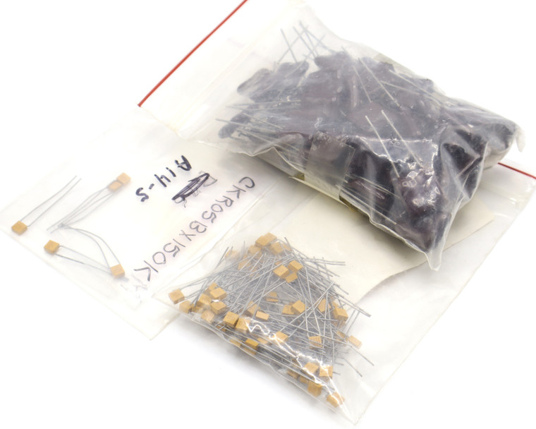 CKR05BX101KR, DM30-752F, & CKR05BX150K Silver Mica Capacitors, 135pc Lot