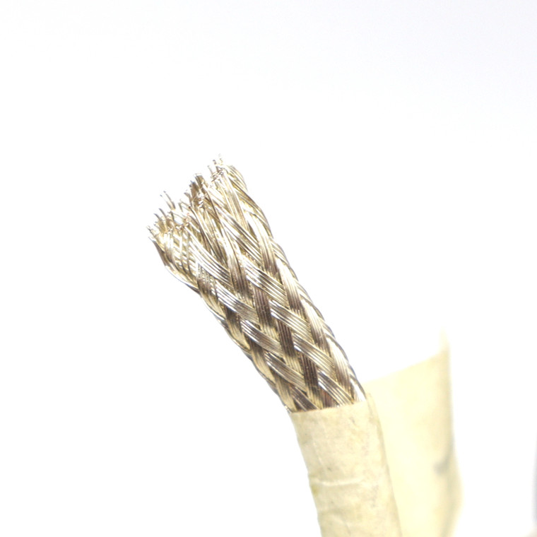 QQB575R32S0203 13/64" I.D. Tubular Braid, Silver Plated Copper, 114ft