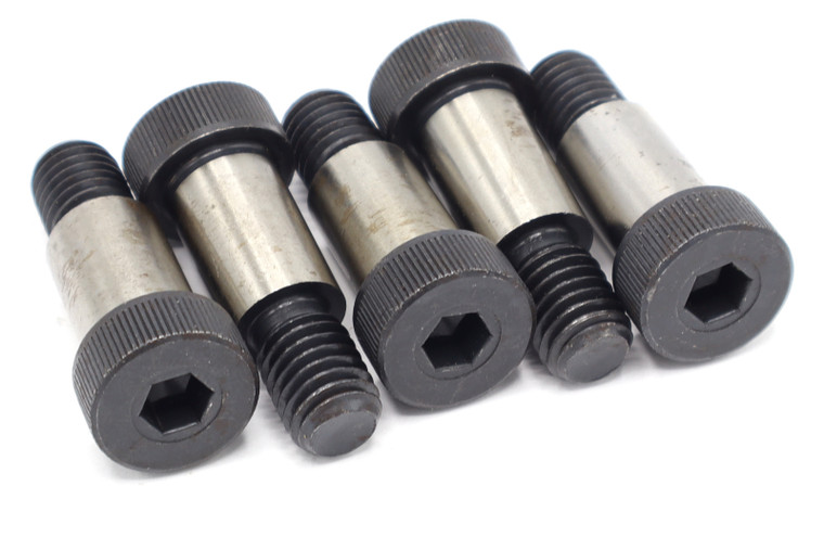 Steel 5/8"-1/2-13 x 1" Socket Head Shoulder Bolt, 5 Pack