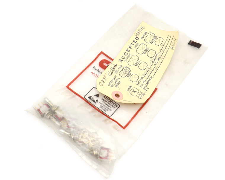 C&K Systems 7101-K-D-30-BE Miniature Locking Toggle Switch, SPDT On-On, 5pcs