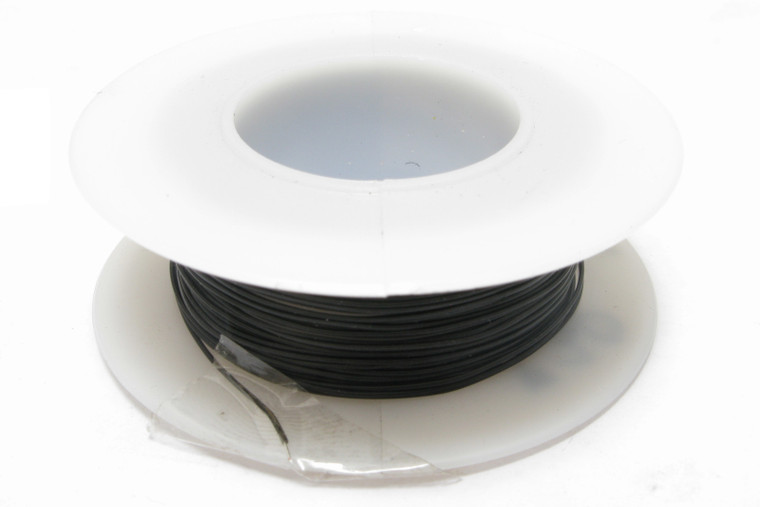 Kynar Wire Wrap Wire, 30AWG, 100ft Black