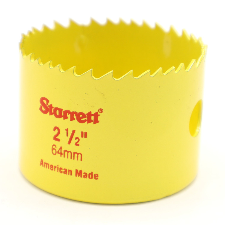 Starrett Bi-Metal Fast Cut Hole Saw, 2-1/2"