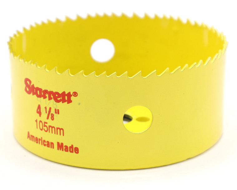 Starrett Bi-Metal Fast Cut Hole Saw, 4-1/8"