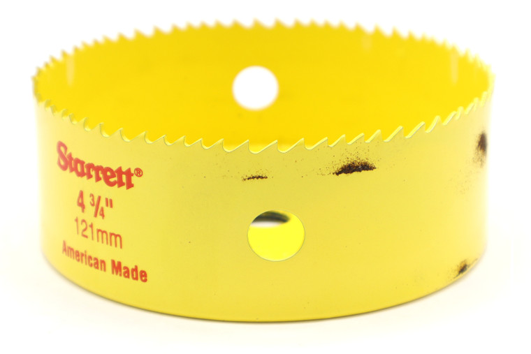 Starrett Bi-Metal Fast Cut Hole Saw, 4-3/4"