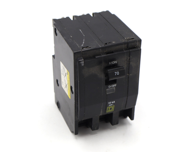Square D QO370 240VAC, 70 Amp, 3-Pole Circuit Breaker