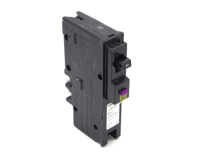 Square D HOM120PDFC 120VAC, 20 Amp, 1-pole Mini Circuit Breaker