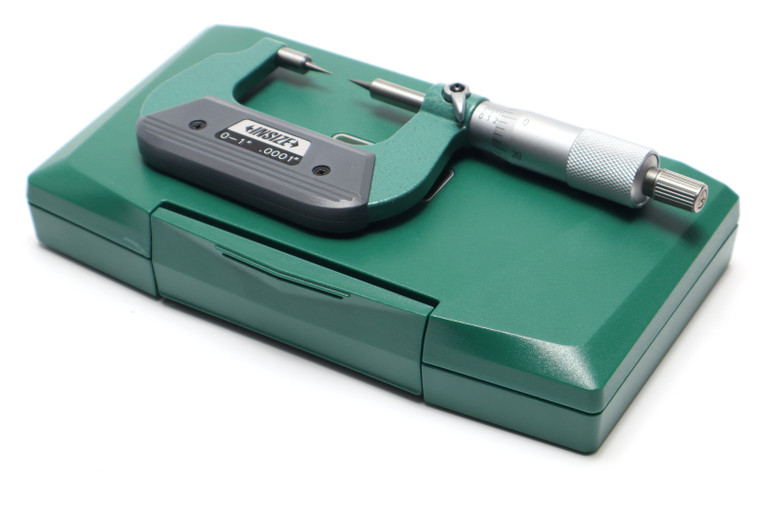 INSIZE 3230-1B Point Micrometer, 0-1″