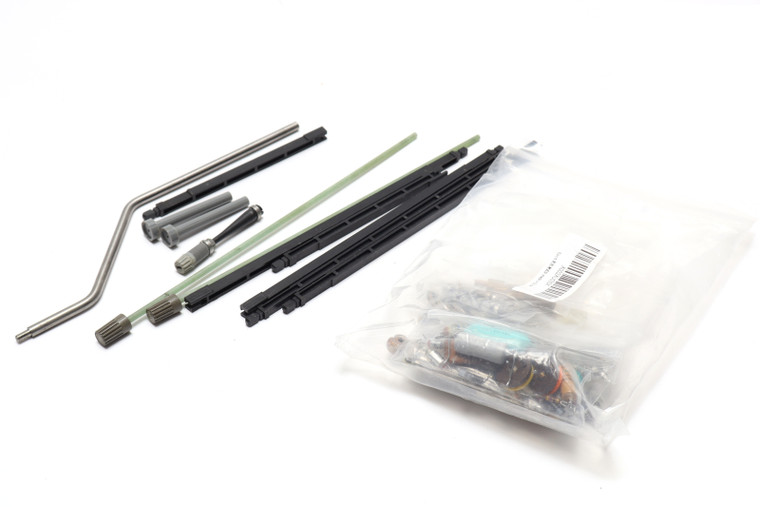 Lot of Assorted Tektronix Shafts, Extenders, and Hardware