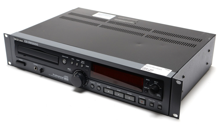 TASCAM CDRW2000 Rackmount Pro CD Player and Recorder, for parts