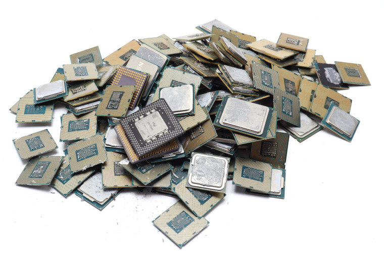 Used CPUs for Gold Scrap, 9.9 Pounds Total Weight