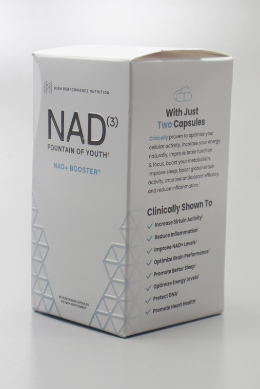 High Performance Nutrition NAD3 All Natural NAD+ Booster, 60 count