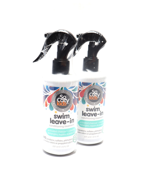 SoCozy Kids Swim Leave In Conditioner Spray, 8oz, 2pk