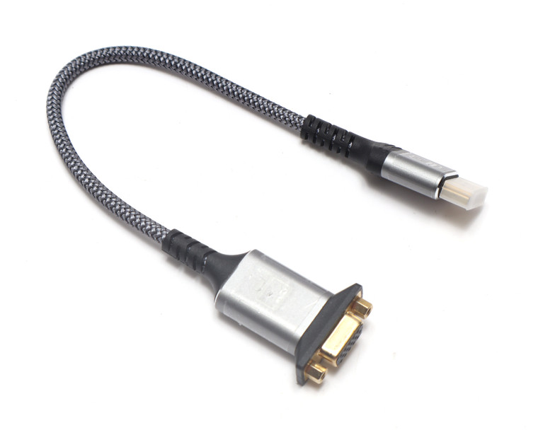 HDMI to VGA Cable Adapter, Gold-Plated, 12in HDMI to VGA Cable Adapter, Gold-Plated, 12in