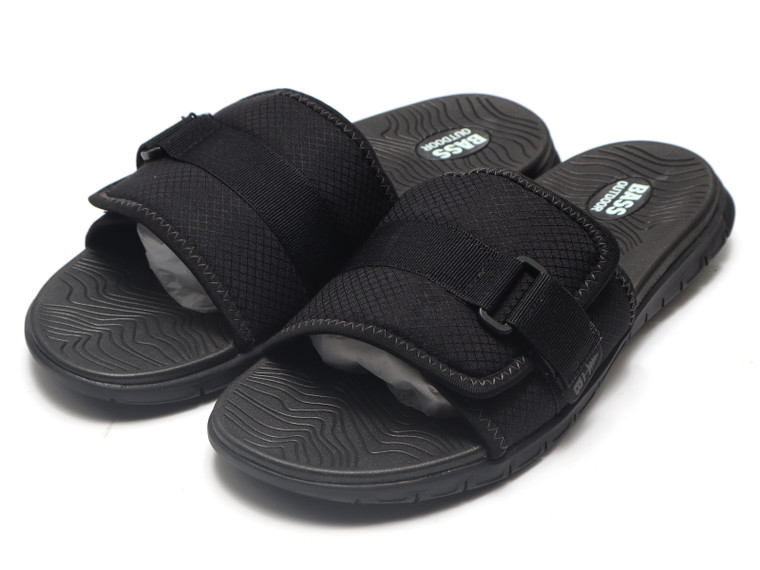 Bass Outdoors Men's Topo Utility Sandal, Black, 10