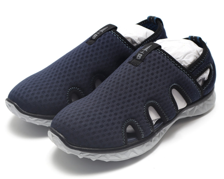 Bass Outdoors Women's Hex Mesh Vent Hiking Shoe, Blue, 6